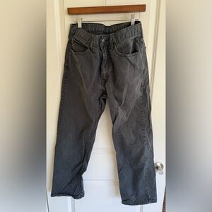 Levi's 505 Men’s Relaxed Fit Jeans in Dark Gray 34/30